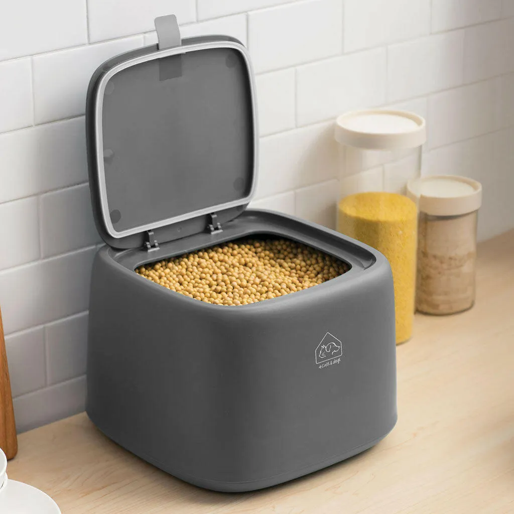 4 Cats & Dogs Kibble Food Container, 10L