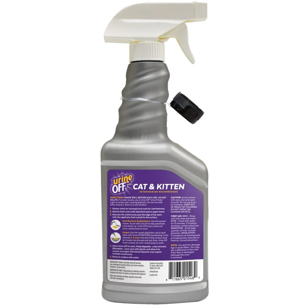 $4 OFF: Urine Off Cat & Kitten Stain & Odor Remover Hard Surface Spray 500ml