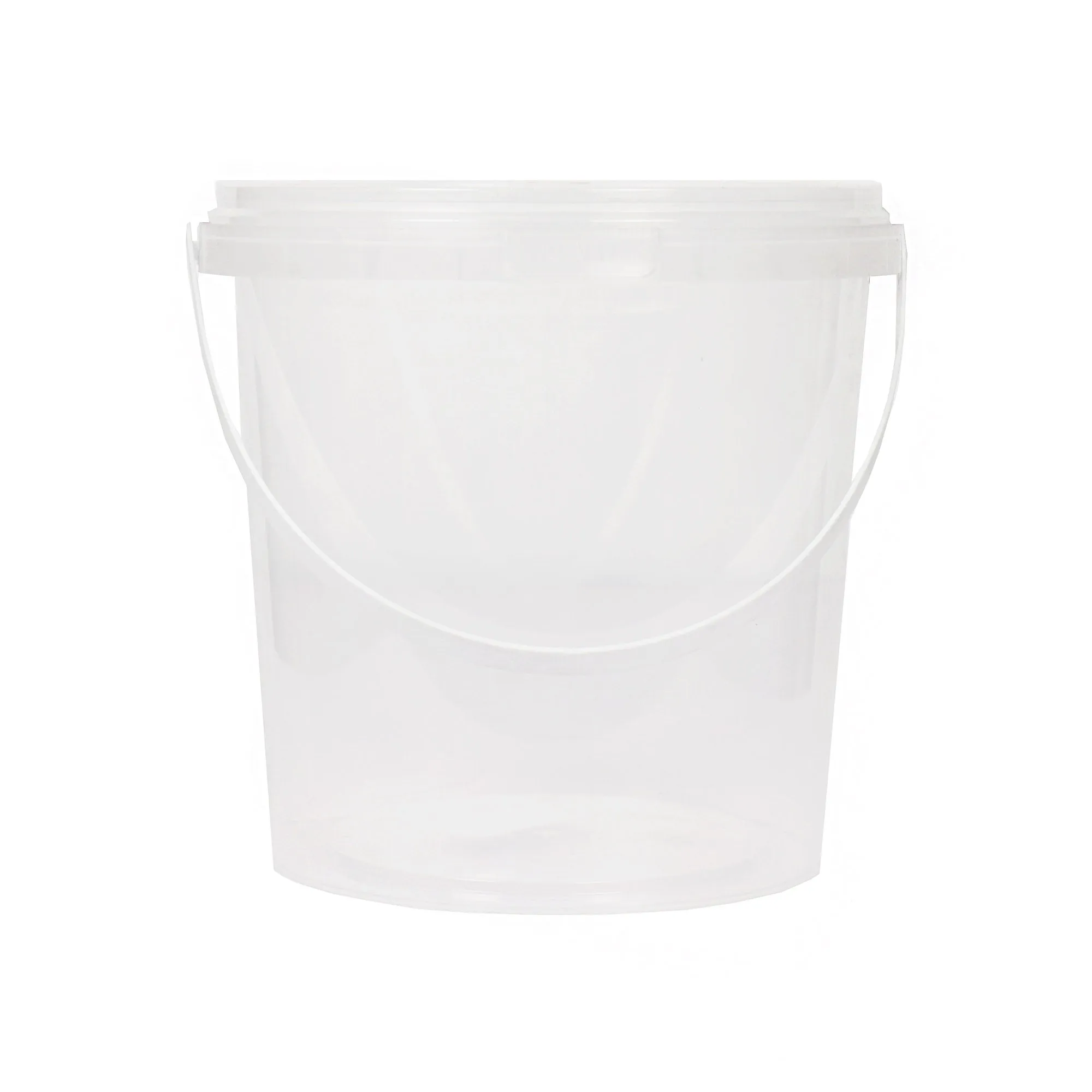 4L Plastic Bucket Tamper Proof Transparent