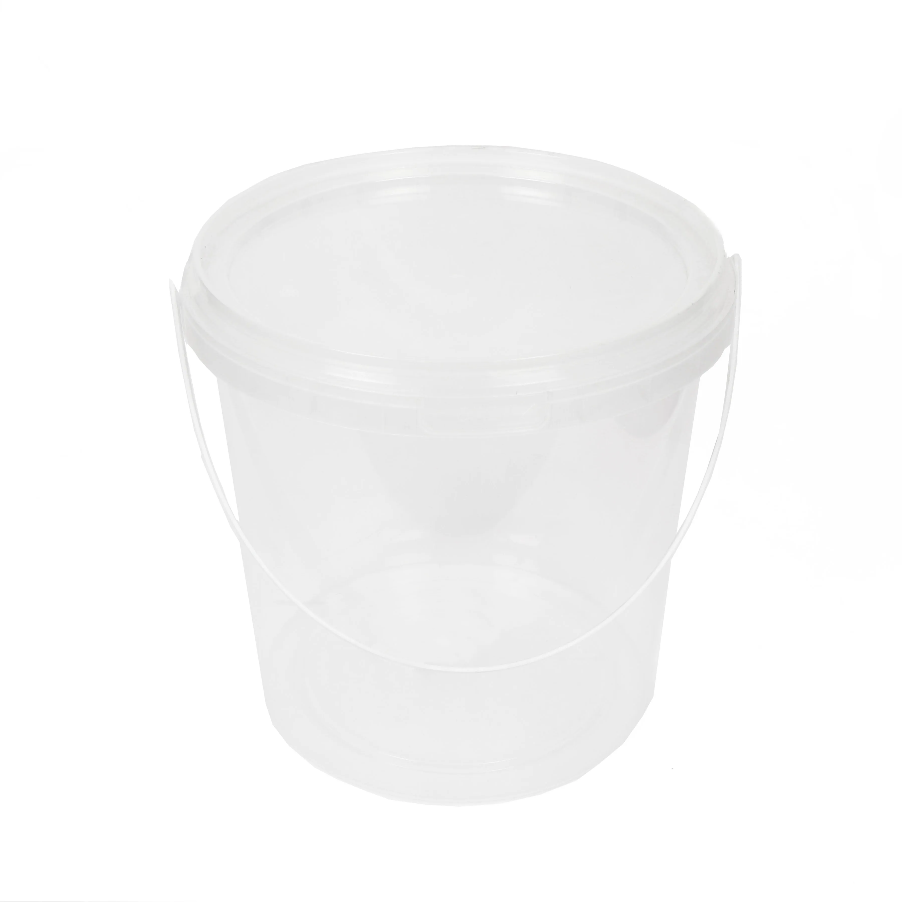 4L Plastic Bucket Tamper Proof Transparent