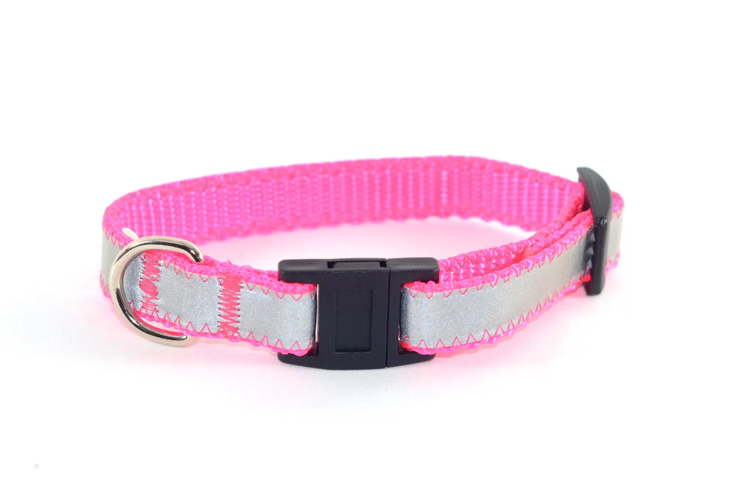 5/8" Extra Wide Breakaway Safety Cat Collar | Solid or Reflective | 20 colors