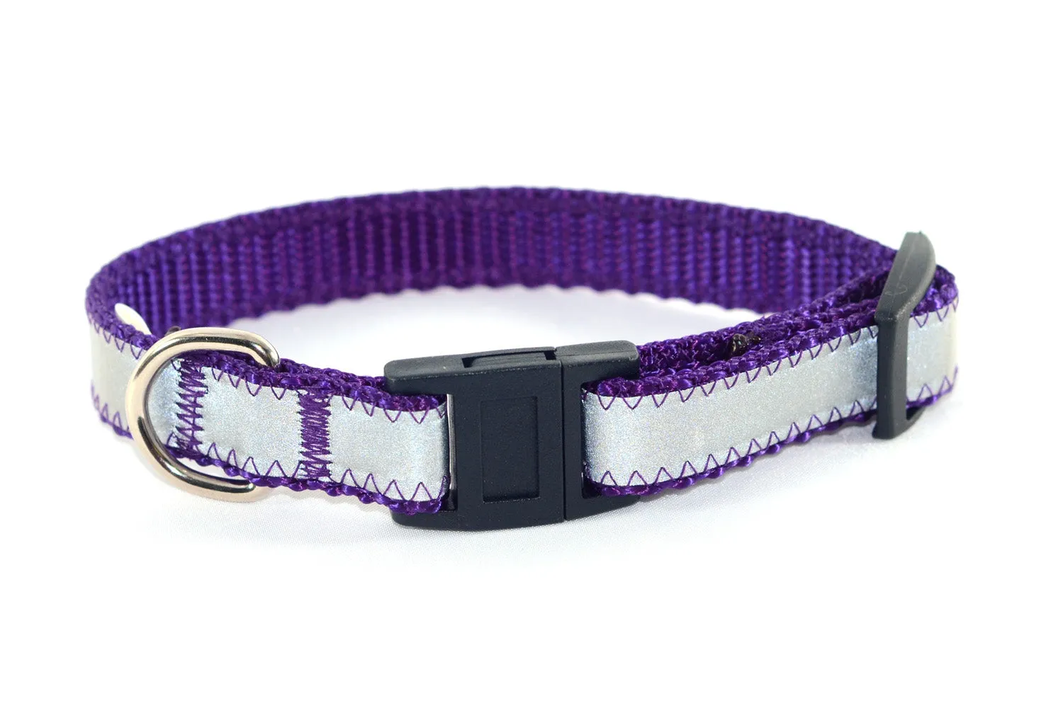 5/8" Extra Wide Breakaway Safety Cat Collar | Solid or Reflective | 20 colors