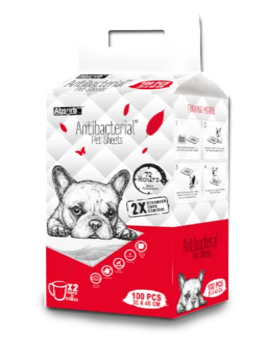 Absorb Plus Anti Bacterial Pet Sheets Bundle (3 packs)