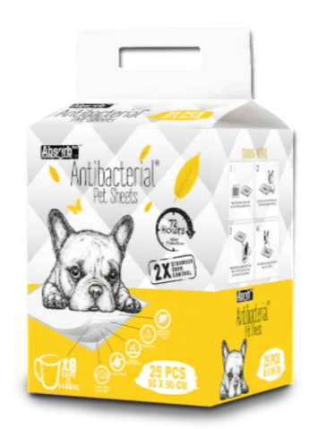 Absorb Plus Anti Bacterial Pet Sheets Bundle (3 packs)