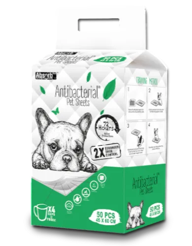 Absorb Plus Anti Bacterial Pet Sheets Bundle (3 packs)