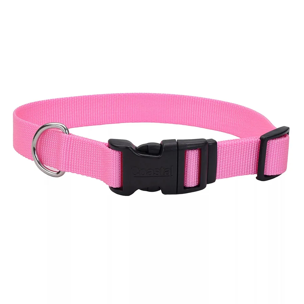 Adjustable Dog Collar with Plastic Buckle <p>See All Colors!</p>