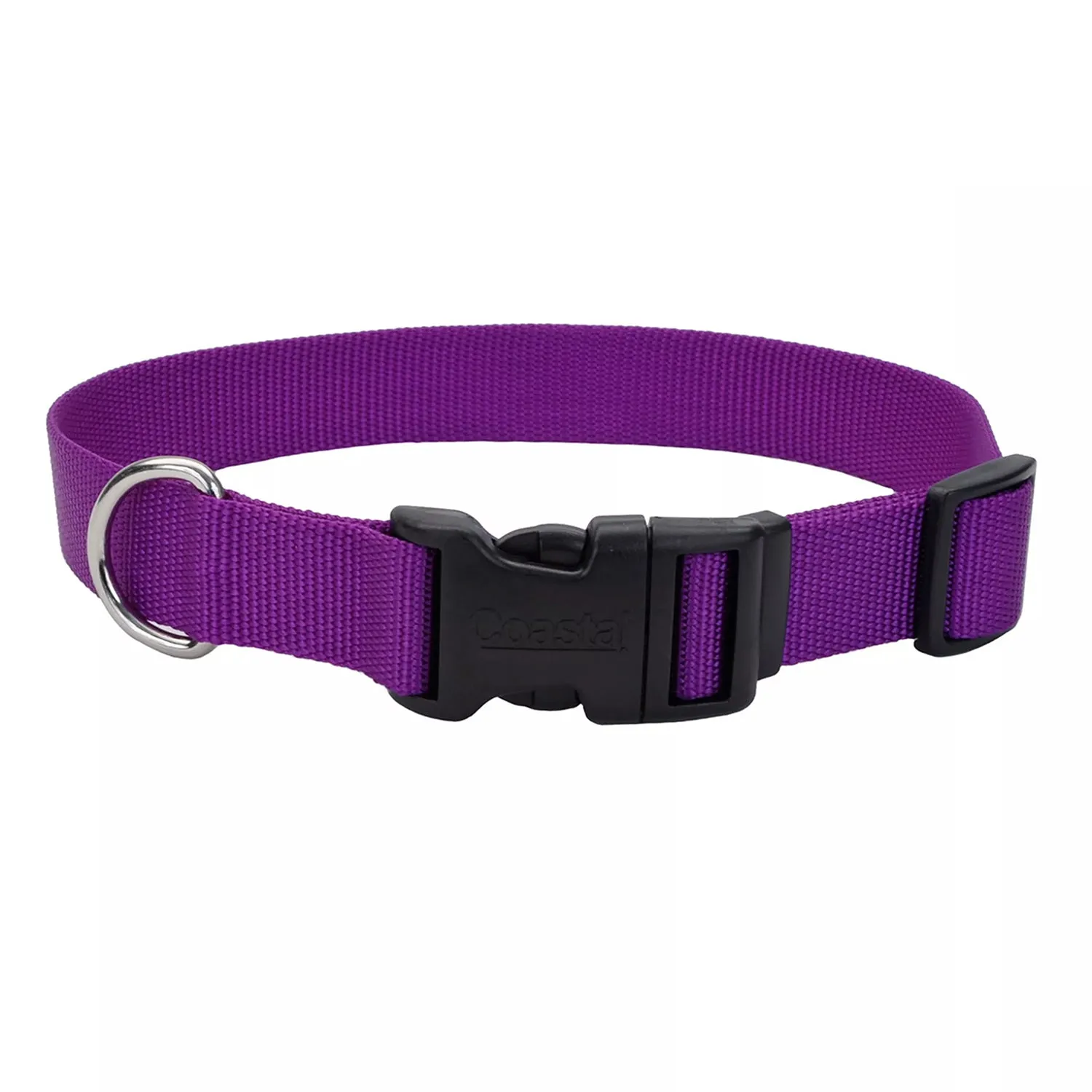 Adjustable Dog Collar with Plastic Buckle <p>See All Colors!</p>