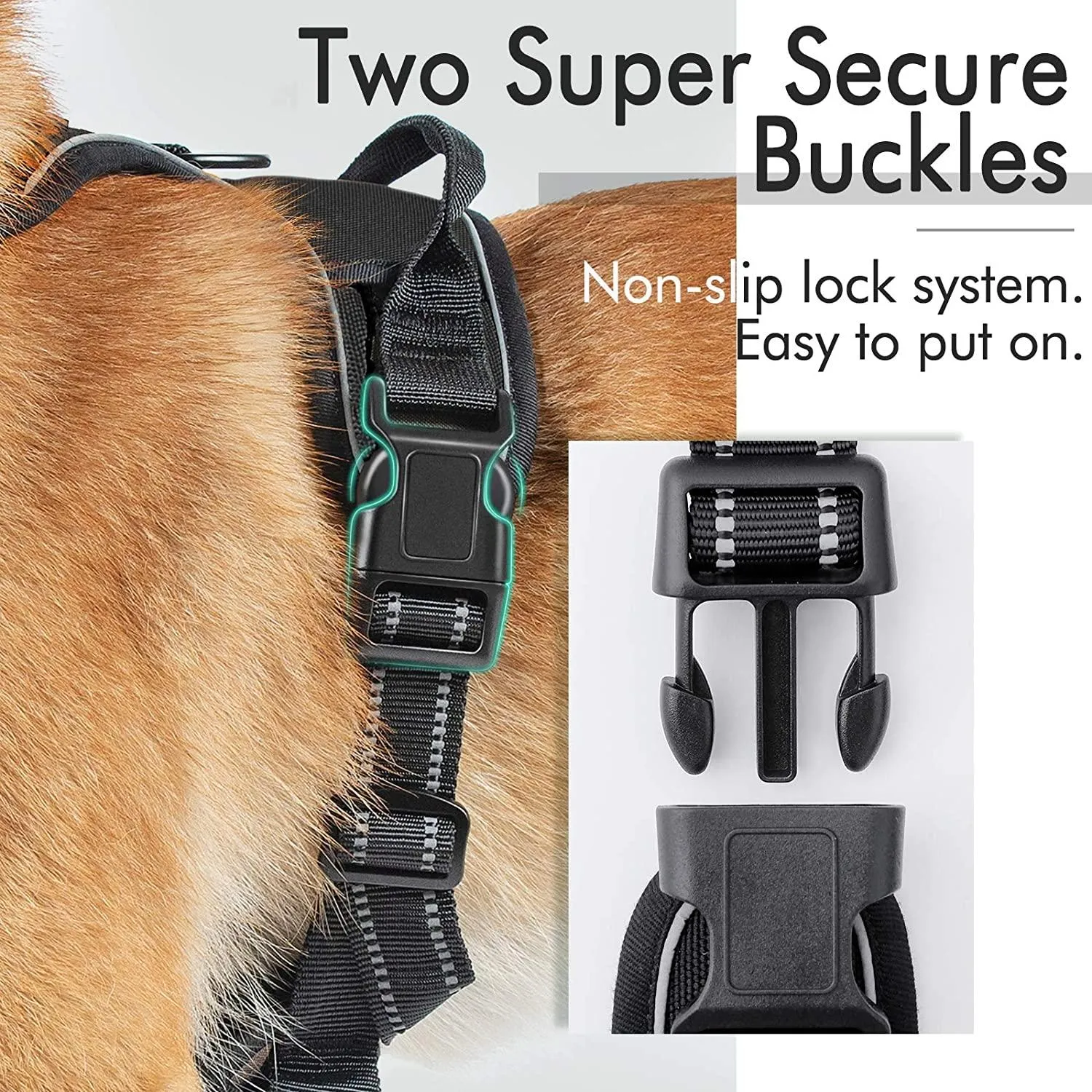 Adjustable No-Pull Pet Harness