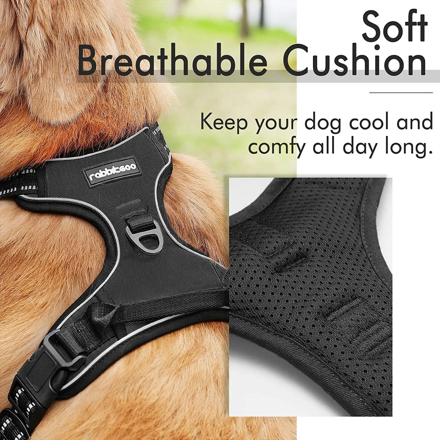 Adjustable No-Pull Pet Harness