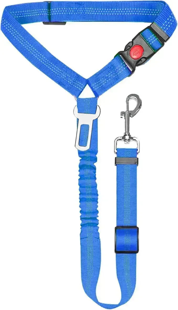 Adjustable Pet Car Seat Belt Towing Rope