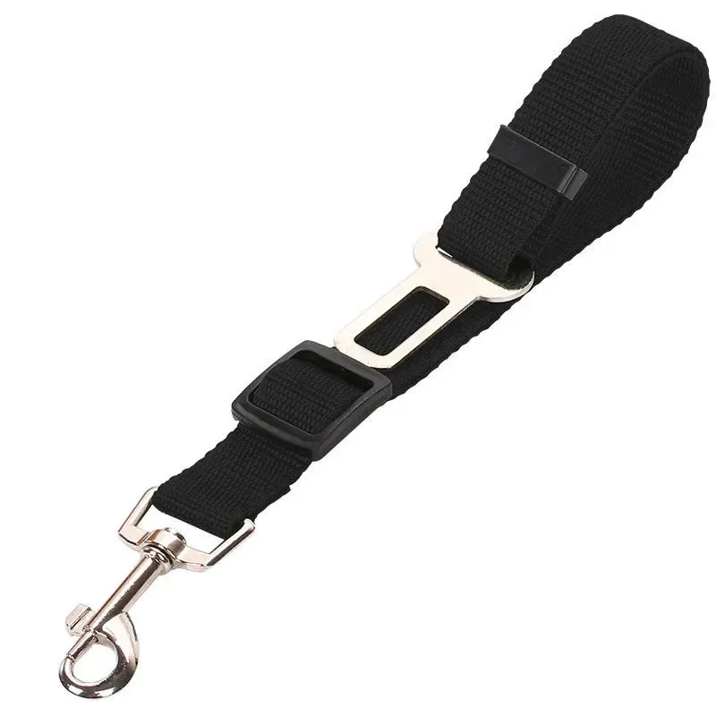 Adjustable Pet Cat Dog Car Seat Belt Pet Seat Vehicle Dog Harness Lead Clip Safety Lever Traction Dog Collars Dogs Accessoires