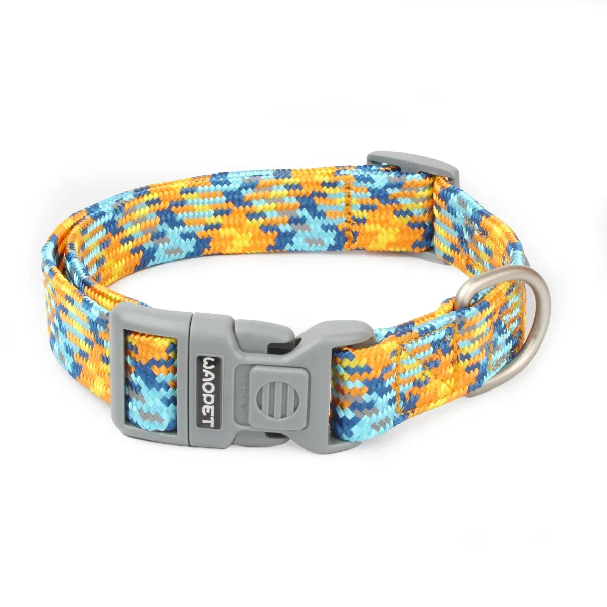 Adjustable Reflective Pet Collar for Dogs and Cats
