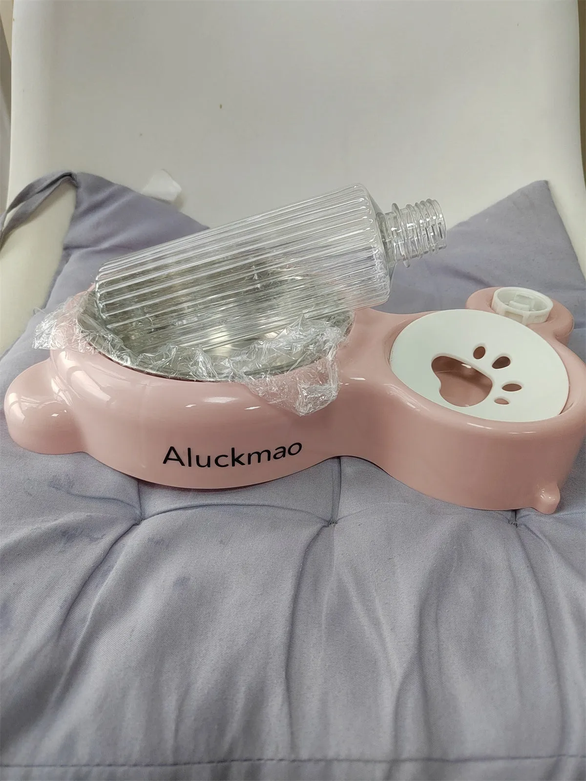 Aluckmao Non-mechanized animal feeders,Pet feeder and water dispenser set