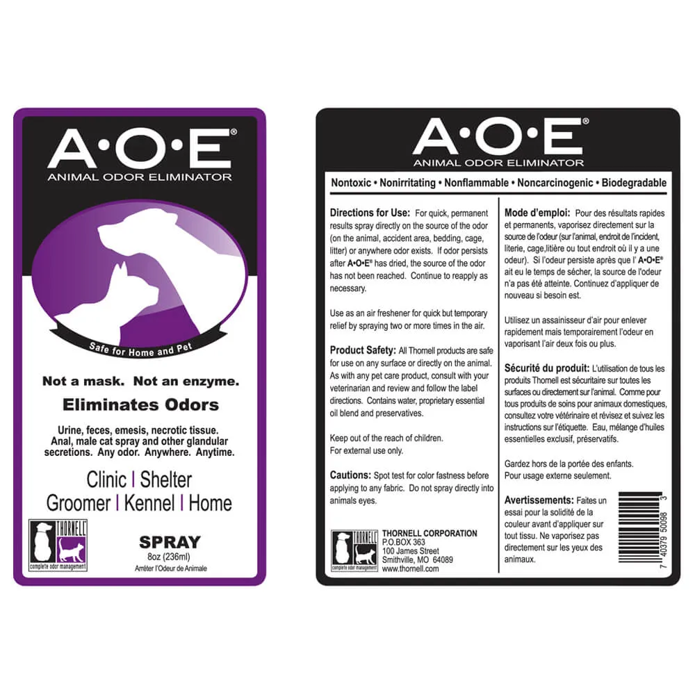 A.O.E. Animal Odor Eliminator