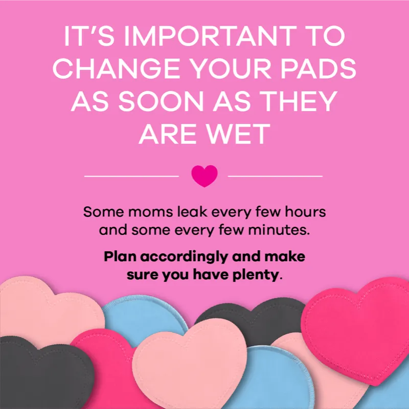 Bamboobies Washable Reusable Regular Nursing Pads - 2-Pair Regular