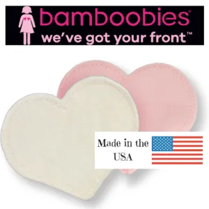 Bamboobies Washable Reusable Regular Nursing Pads - 2-Pair Regular