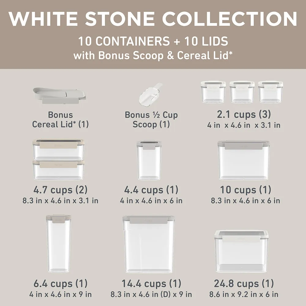 Bentgo Pantry Airtight Food Storage Containers (22-pcs)