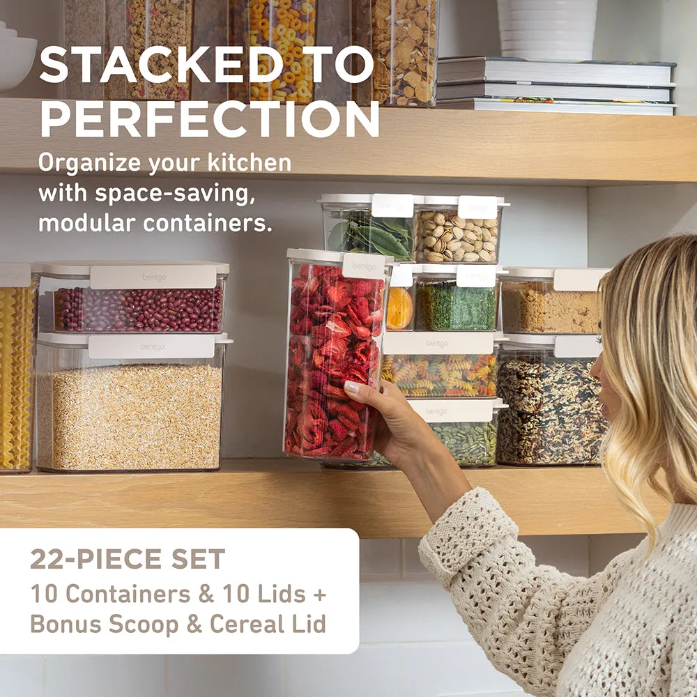 Bentgo Pantry Airtight Food Storage Containers (22-pcs)