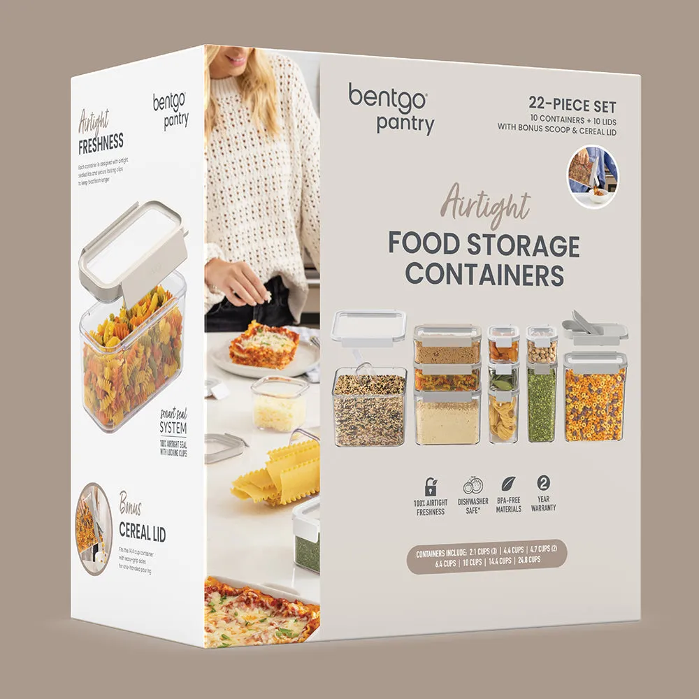 Bentgo Pantry Airtight Food Storage Containers (22-pcs)
