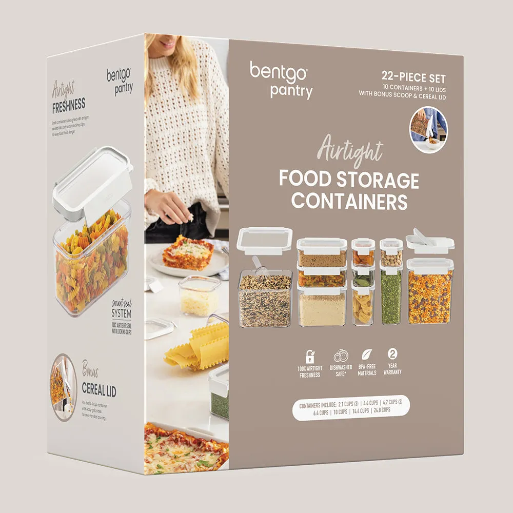 Bentgo Pantry Airtight Food Storage Containers (22-pcs)