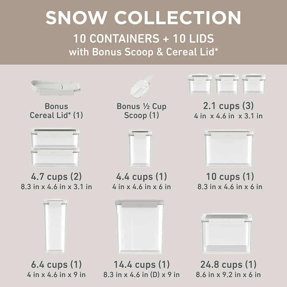 Bentgo Pantry Airtight Food Storage Containers (22-pcs)