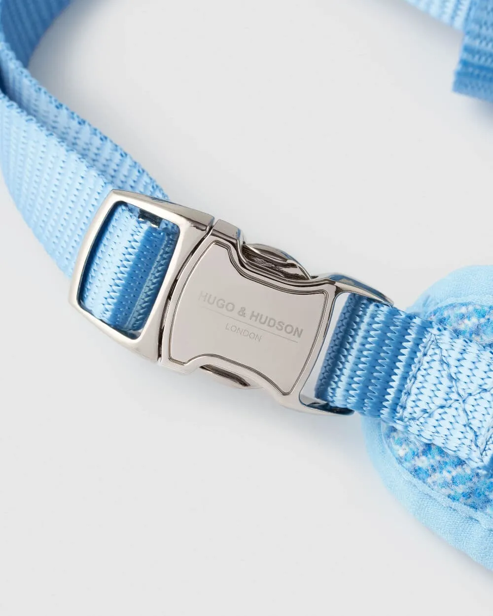 Blue Luxury Tweed Dog Harness