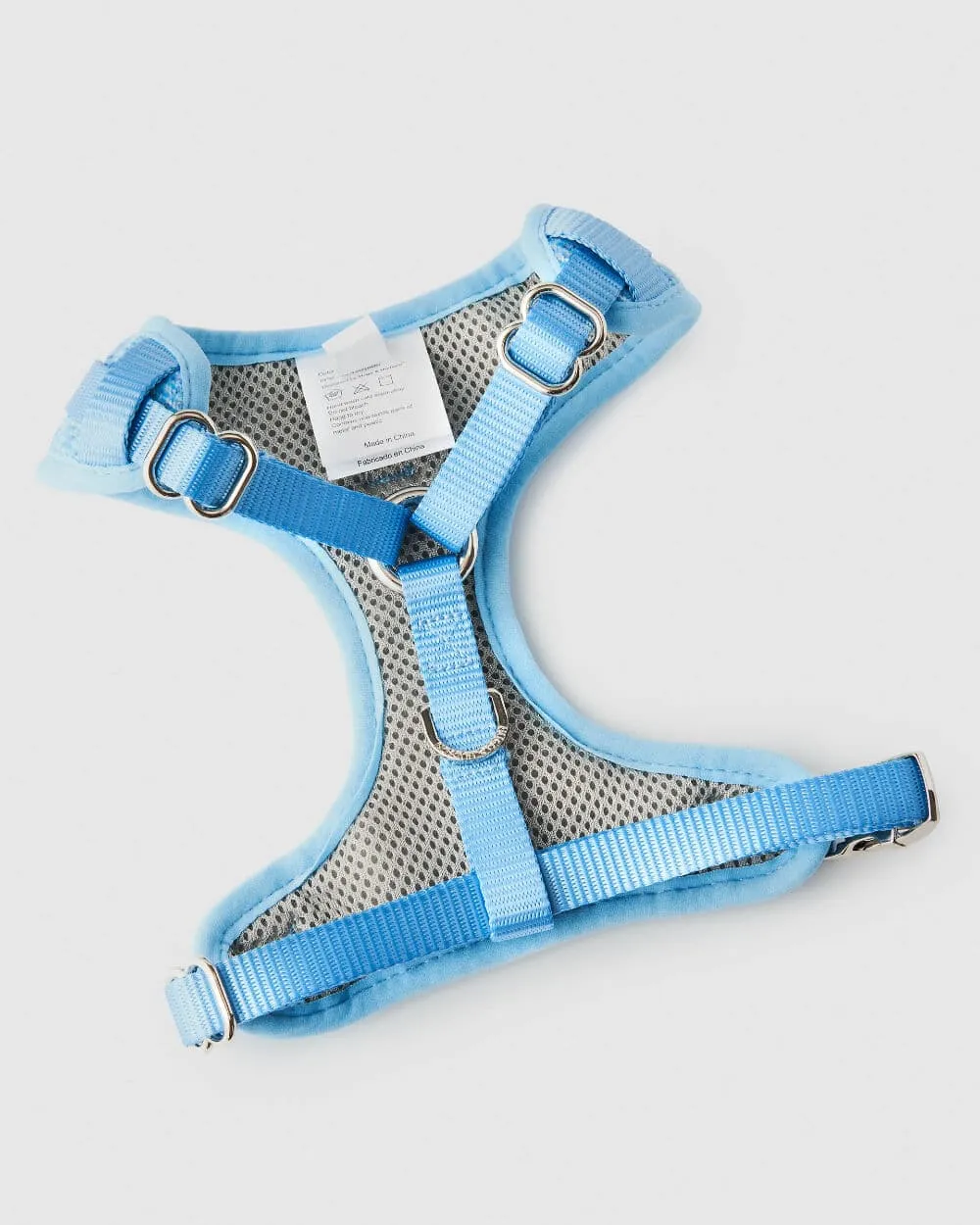 Blue Luxury Tweed Dog Harness