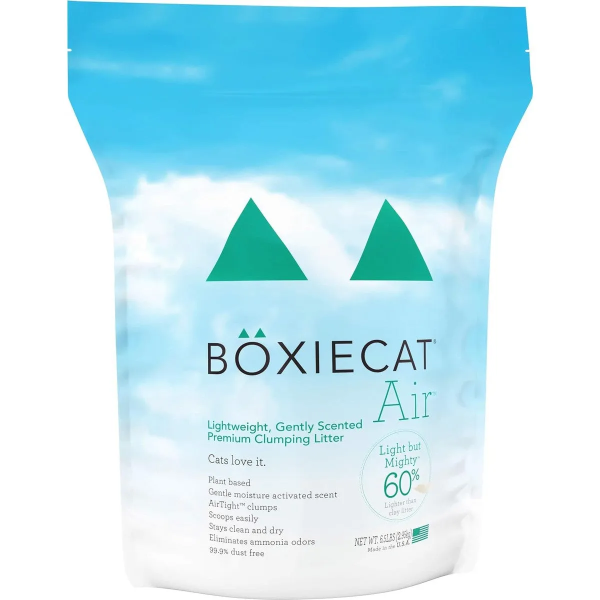 Boxiecat Air Lightweight Gently Scented Premium Clumping Cat Litter 6.5lb
