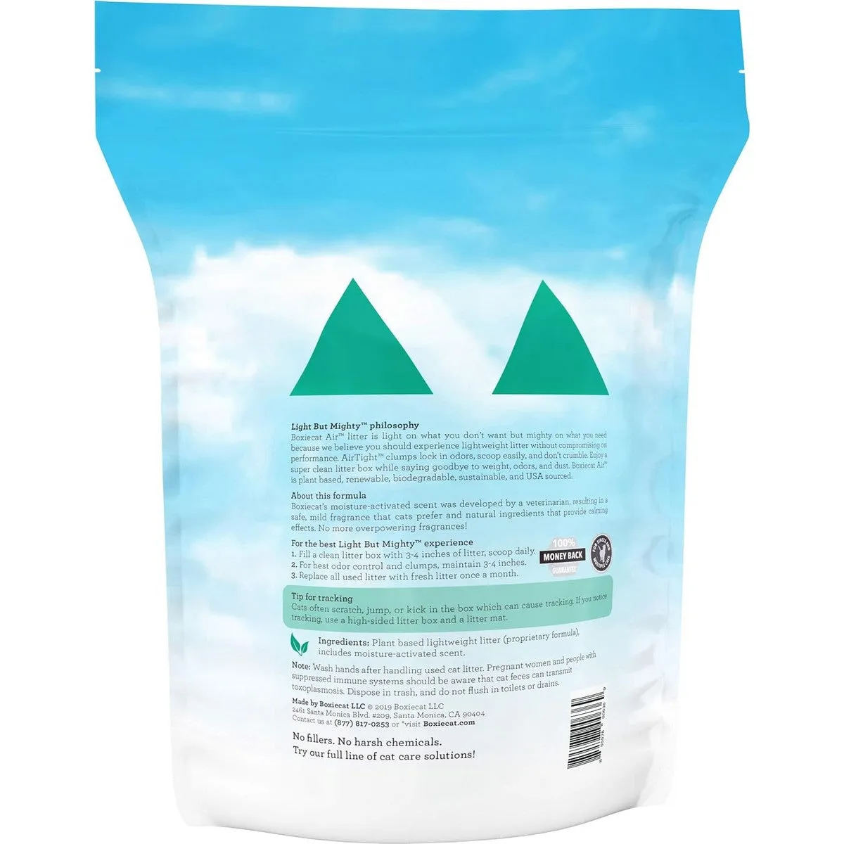 Boxiecat Air Lightweight Gently Scented Premium Clumping Cat Litter 6.5lb