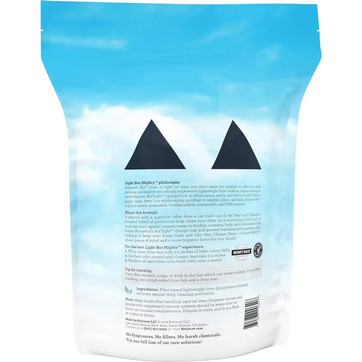 BoxiePro Air Lightweight Deep Clean Probiotic Clumping Litter 6.5lb