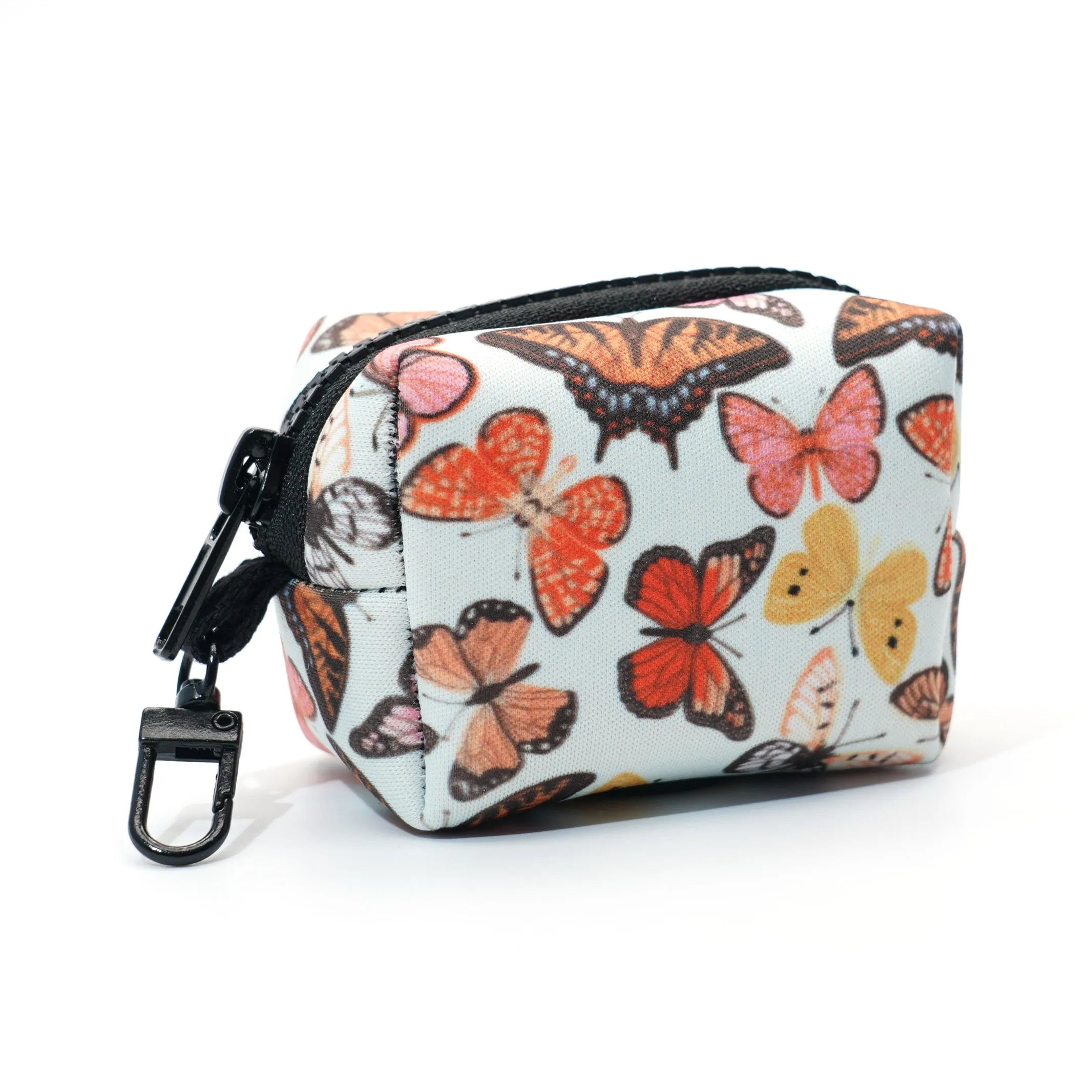 Breezy Butterflies Set: Personalized Flower Collar/Bow collar, Harness, Leash, Poopbag, And Bandana.