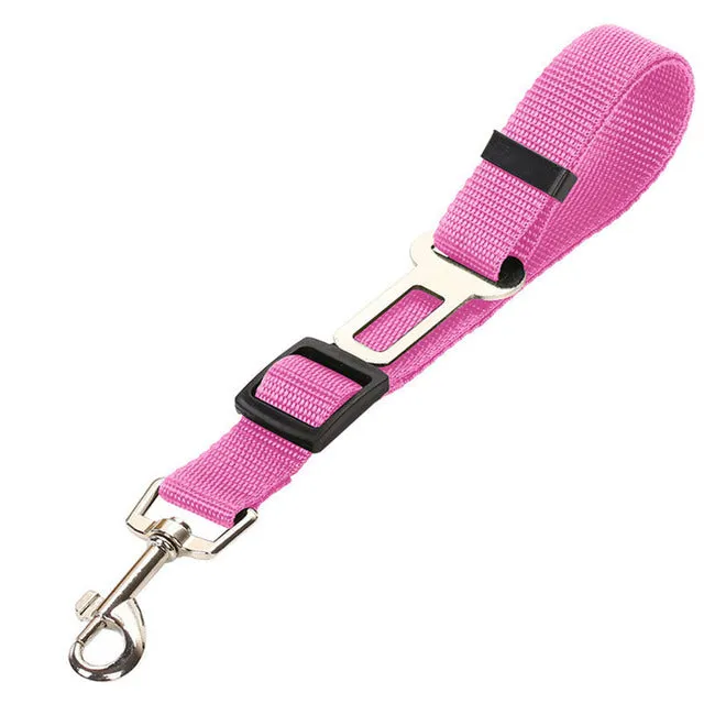 Car Dog Seat Belt Leash Vehicle Adjustable