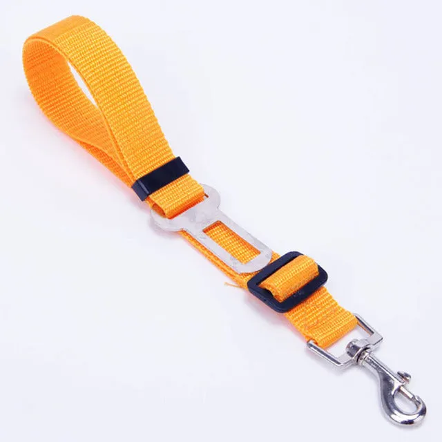 Car Dog Seat Belt Leash Vehicle Adjustable