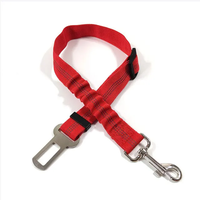Car Dog Seat Belt Leash Vehicle Adjustable