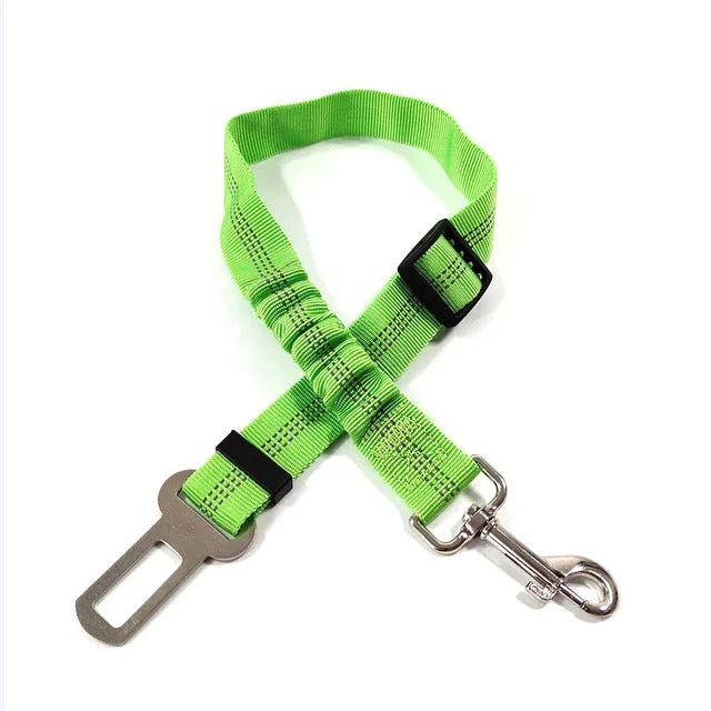 Car Dog Seat Belt Leash Vehicle Adjustable
