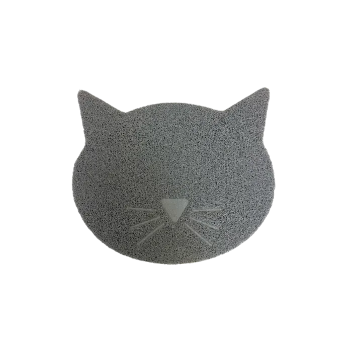 Cat Feeding Mat Grey