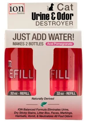 Cat Urine & Odor Destroyer Refill, Acai Pomegranate, 2 pk
