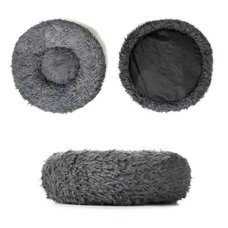 Comfy Anti-Anxiety Calming Dog & Cat Donut Bed | Fluffy Dog Bed