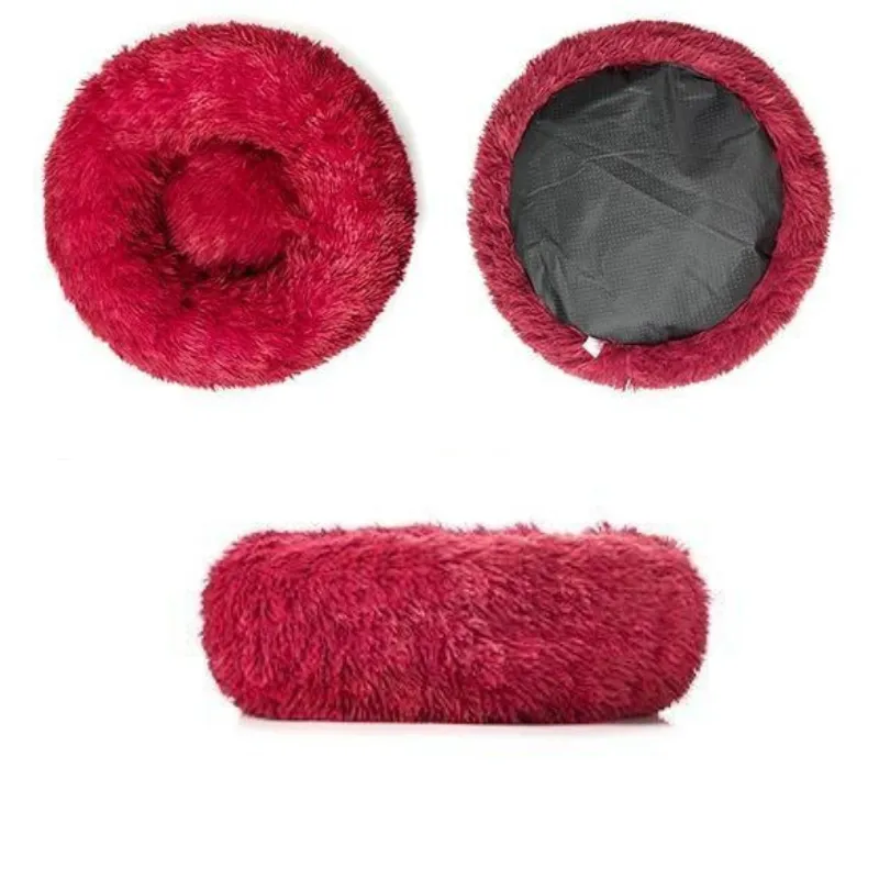 Comfy Anti-Anxiety Calming Dog & Cat Donut Bed | Fluffy Dog Bed