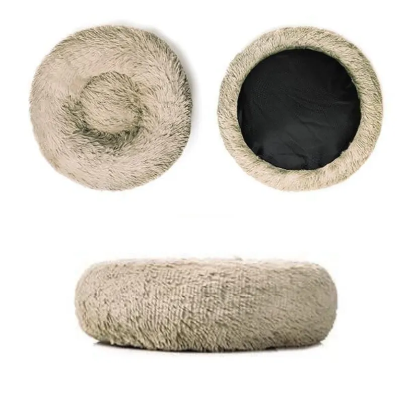 Comfy Anti-Anxiety Calming Dog & Cat Donut Bed | Fluffy Dog Bed
