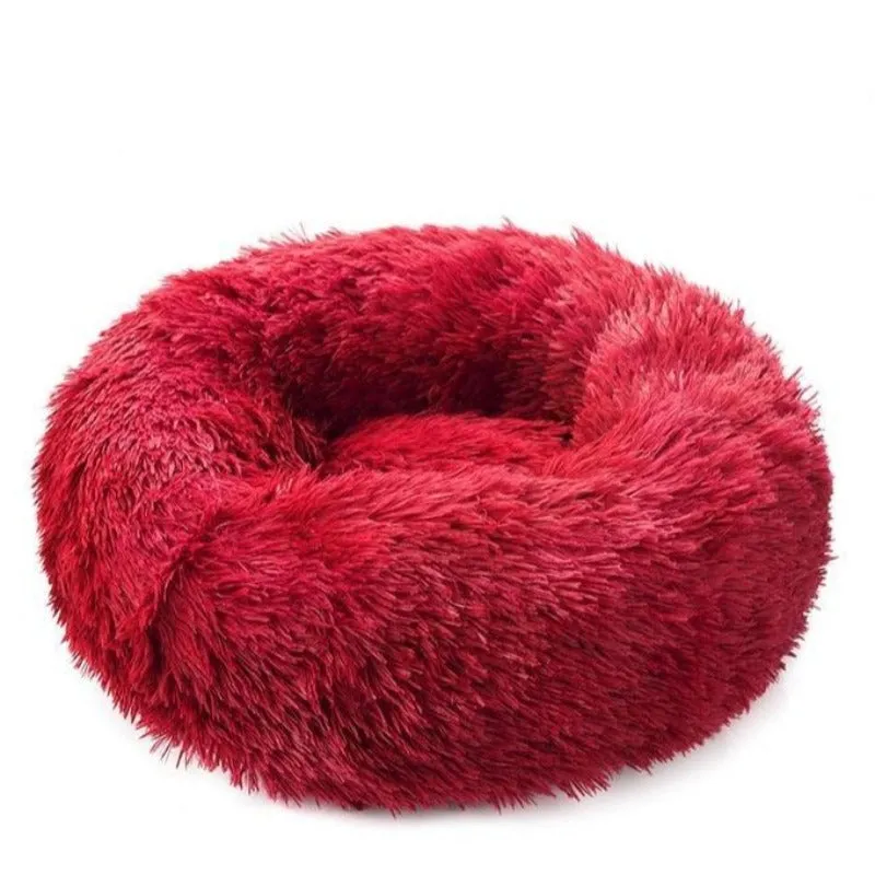 Comfy Anti-Anxiety Calming Dog & Cat Donut Bed | Fluffy Dog Bed