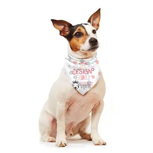 Custom Dog Bandana, Personalized Dog Bandanas, Custom Dog Bandana with Logo, Personalised Dog Bandana UK - Cushy Pups