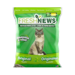 Fresh News Paper Cat Litter Fresh News Recycled Paper, Original Pellet Litter, 12lb