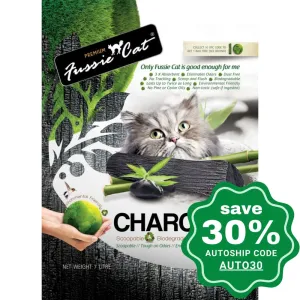Fussie Cat Litter - Charcoal Paper - 7L