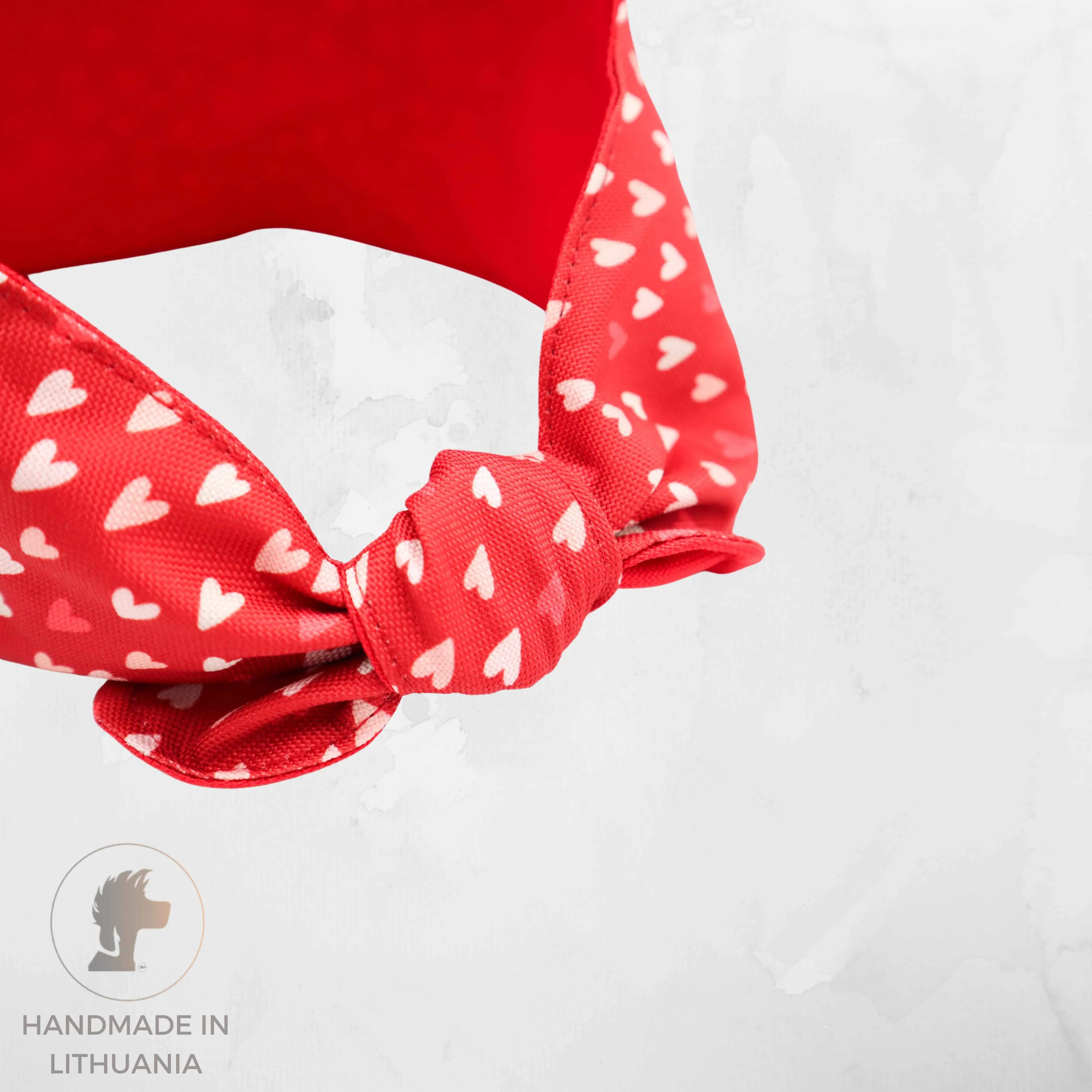 Handmade Dog Bandana | Tied-Up | Love