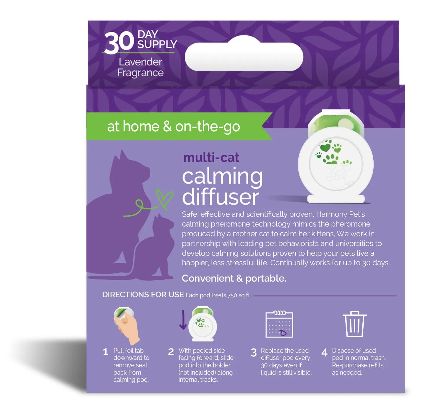 Harmony Pet Calming Home Diffuser for Cats