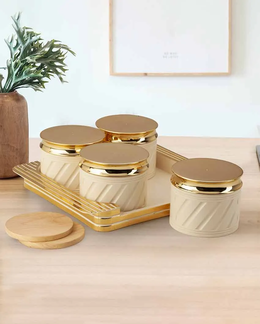 Lavish Design Polypropylene Serving Containers | Set Of 4 | 430 ml