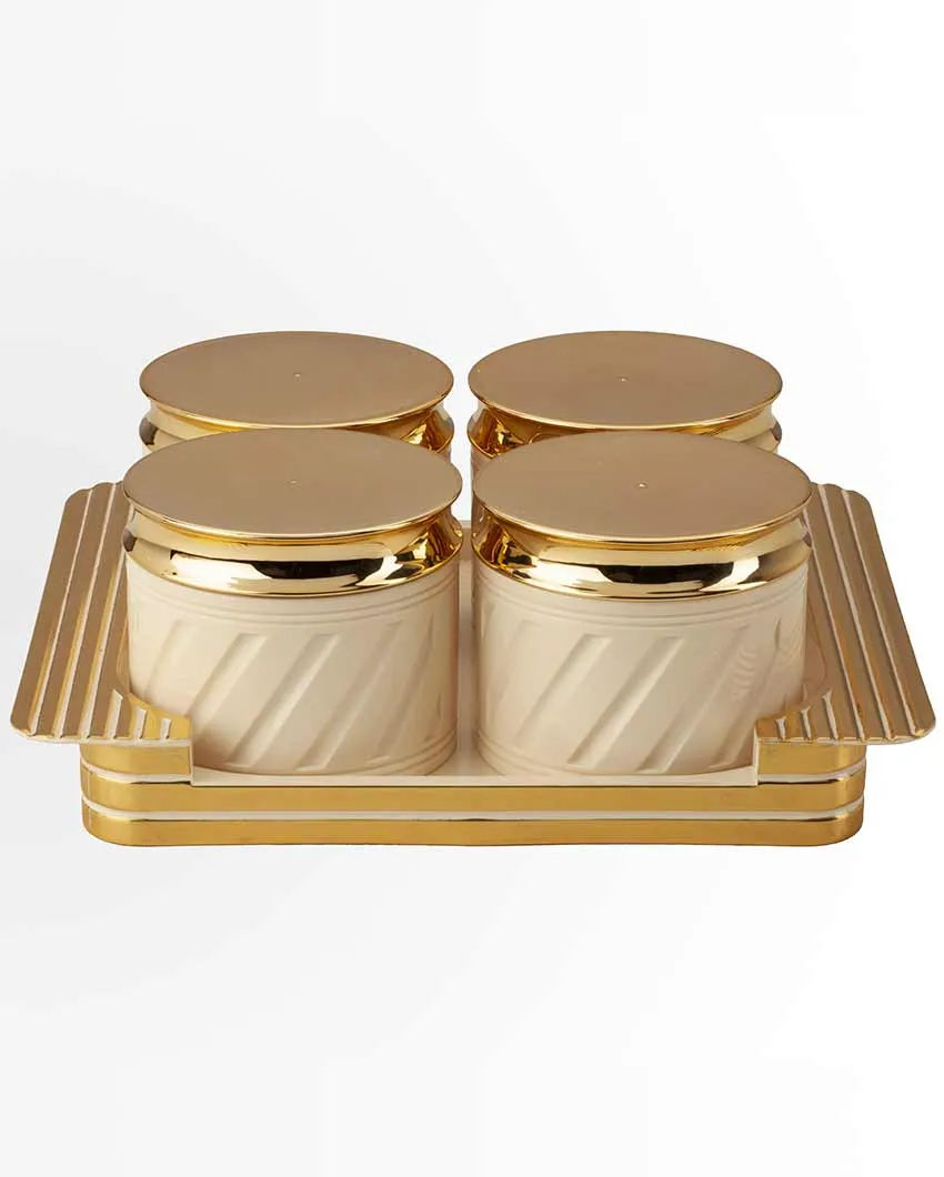 Lavish Design Polypropylene Serving Containers | Set Of 4 | 430 ml