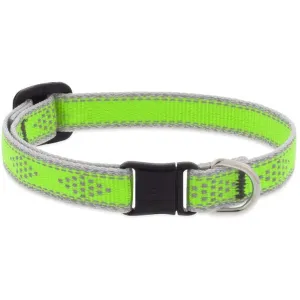 Lupine Reflective Cat Collar 1/2" X 8"-12" Green Diamond