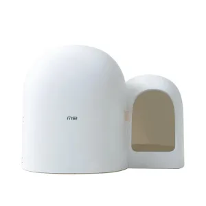 Makesure MAX Cat Litter Box Snow White